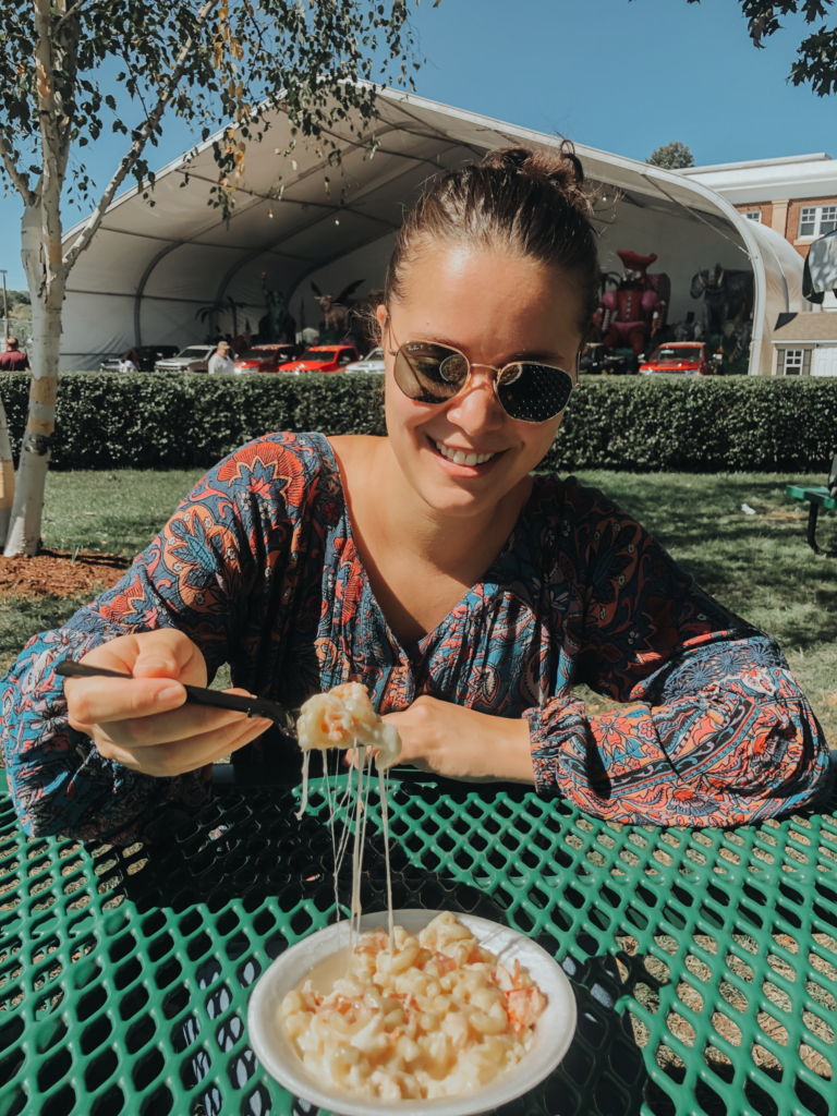 Mac and Cheese with Lobster and Bacon at the Big E Fair